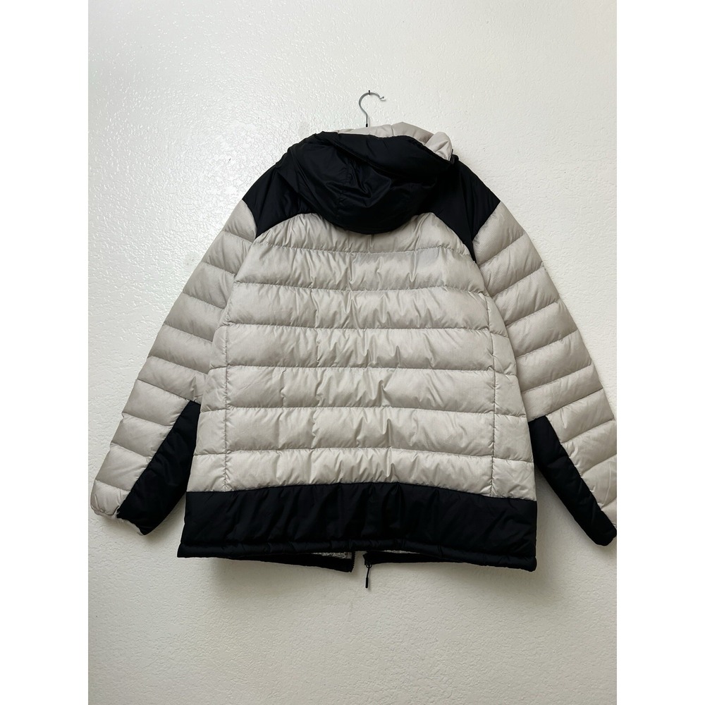 Men's Columbia Autumn Park Down Jacket Omni-Heat Beige Black Winter Size XXL - Picture 11 of 12